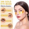 LAVONE Eye Mask - 30 Pairs 24K Gold Under Eye Patches Skin Care Products-Eye Masks Skincare for Dark Circles and Puffiness,Reduce Wrinkles and Fine Lines,for Women and Man view 2