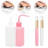 1pcs 250 ML Plastic Satety Lash Cleaning Tatoo Wash Bottles 2PCS Nose Blackhead Facial Cleaning ShampooBrush for Eyelash Extension Supplies (white bottle+Cleaning brush) view 4