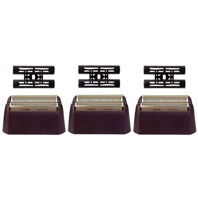 Professional 5 Star Series Finale Shaver Replacement Foil and Cutter Bar Assembly Compatible with wahl Foil Heads 7031-100/7043-100,Fit for #8061 8164 Shaver (red 3 Pack)