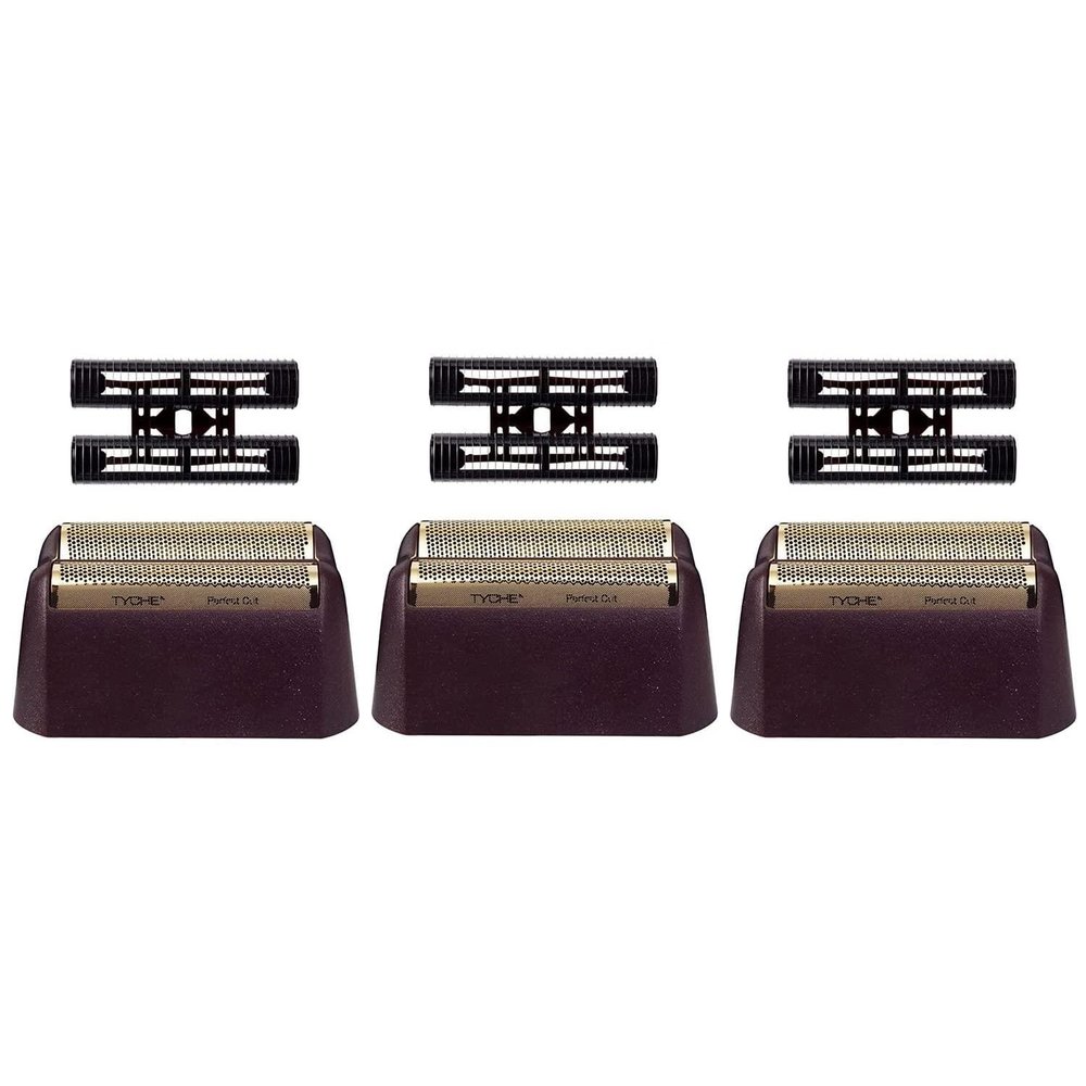 Professional 5 Star Series Finale Shaver Replacement Foil and Cutter Bar Assembly Compatible with wahl Foil Heads 7031-100/7043-100,Fit for #8061 8164 Shaver (red 3 Pack)