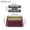 Professional 5 Star Series Finale Shaver Replacement Foil and Cutter Bar Assembly Compatible with wahl Foil Heads 7031-100/7043-100,Fit for #8061 8164 Shaver (red 3 Pack) view 4