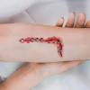 Halloween Scar Tattoos Temporary 20 Sheet 3D Horror Tattoo Sticker Halloween Masquerade Prank Makeup Props view 4