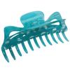 Parcelona French Classic Jumbo Large 5 1/2" Celluloid Volume Jaw Hair Claw (Turquoise Polka Dot)) view 1