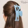 Parcelona French Classic Jumbo Large 5 1/2" Celluloid Volume Jaw Hair Claw Clips (Light Blue) view 2