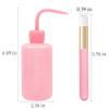 3 PCS Lash Shampoo Brush Sets With 1pcs 250 ML Plastic Satety Lash Tatoo Wash Bottles 2PCS Nose Blackhead Facial Cleaning Brush for Eyelash Extension Supplies (pink) view 2