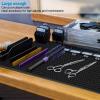 Barber Sation Mat Organizer Barber Tool Mat Barbershop Work Station Mat Pad Salon Tools Counter mat for Hair Clippers No-Slip view 2