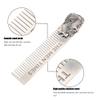 Mini Beard Comb Stainless Steel Beard Comb Portable Beard Comb Mustache Comb Steel Beard Combs For Hair Salon And Household view 3