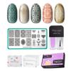 Maniology Nail Stamping Starter Kit (Plate, Polish, Top Coat, Stamper and Scraper Card) (Fringe Forever) view 1