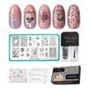 Maniology Crystal Galaxy Nail Stamping Starter Kit | Celestial Nail Art with Crystal-Inspired Galaxy Designs  with Stamping Plate, Polish, Top Coat, Stamper & Scraper view 1