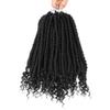 12" Pre Ed Spring Crochet Hair Curly Bouncy Synthetic Crochet Braids For Women Black Ombre Braiding Hair 1B 12inches 1Pcs/Lot view 1