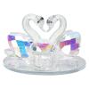 Nail Art Dappen Dish Swan Shape Crystal Cup Glass Acrylic Liquid Cup Acrylic Glassware Tools with Lid for Home Nail Salon view 1