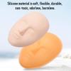 Practice Skin Head 5D Eyebrow Eyebrow Practice Skin Silicone Practice Skin Mannequin Training Head Face For Beginners[2#] view 4