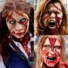 JOEHAPY 435+ PCS 50 Sheets Halloween Fake Scar Tattoos Sticker, 3D Chucky Stitches Tattoo For Women Men Adult Kids Boys Girls, Fake Blood Wound Cut Zombie Tattoos Halloween Face Makeup Kit Set Decals view 3