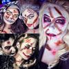 JOEHAPY 435+ PCS 50 Sheets Halloween Fake Scar Tattoos Sticker, 3D Chucky Stitches Tattoo For Women Men Adult Kids Boys Girls, Fake Blood Wound Cut Zombie Tattoos Halloween Face Makeup Kit Set Decals view 4