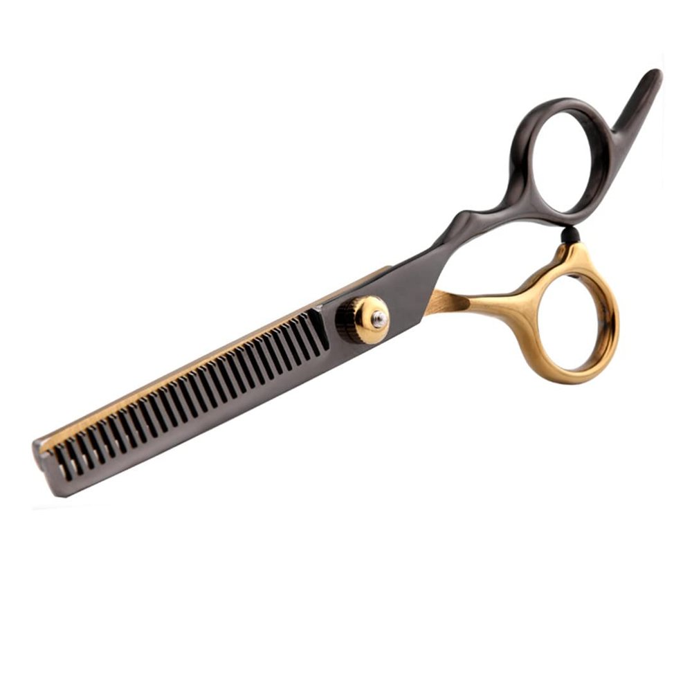 6.0 '' Scissor Professional Hairdressers Thinning Shears Hair Cutting Hairdressing Set Salon Barber Tools 60 Thinning gold