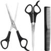 3PCS Hairdressing Scissors 6 Inch Scissors For Cutting Thinning Hair Comb Barber Accessories Salon Hairdressing Shears 3PCS view 1