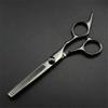 Professional 6 Inch Hair Scissors Thinning Barber Cutting Hair Shears Scissor Tools Hairdressing Scissors black thinning view 1