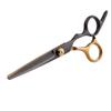 6.0 '' Scissor Professional Hairdressers Thinning Shears Hair Cutting Hairdressing Set Salon Barber Tools 60 cutting gold view 1