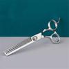Stainless Steel Scissors For Hair Thinning And Cutting Clipper 6 Inches Hairdressing Haircut Trim Hairs Cutting Barber with Barber cloth A view 1