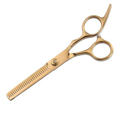 6.0 '' Scissor Professional Hairdressers Thinning Shears Hair Cutting Hairdressing Set Salon Barber Tools 60 Thinning gold 2