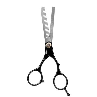 Black Professional 6 Inch Stainless Steel Adjustable Thinning Scissors Cutting Shears Barber Styling Hairdressing Set Thinning Scissor