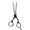 Black Professional 6 Inch Stainless Steel Adjustable Thinning Scissors Cutting Shears Barber Styling Hairdressing Set Thinning Scissor view 1