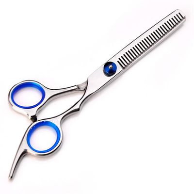 6 Inch Tooth Shear Flat Shear Barber Hairdresser Special Thin Shear Thinning Haircut Hairdressing Tool blue Thinning