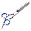 6 Inch Tooth Shear Flat Shear Barber Hairdresser Special Thin Shear Thinning Haircut Hairdressing Tool blue Thinning view 1