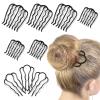 9 Pcs Metal Hair Accessories for Updos: U-Shape Twist Combs, Pins, Fork Clip - Classic Style for Women and Girls view 1