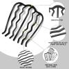 9 Pcs Metal Hair Accessories for Updos: U-Shape Twist Combs, Pins, Fork Clip - Classic Style for Women and Girls view 4