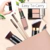 Tessco for you 2 Pcs Retractable Kabuki Makeup Brush Powder Foundation Makeup Brushes Portable Travel for Blush Bronzer Buffing Loose Powder Cream Sunscreen Blending Liquid(Classic Style) view 4