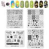 KADS 20Pcs Nail Stampig Plates with Stamper and Scraper Kit Nail Stamp Template Stencil Nail Art Design DIY Tool view 3