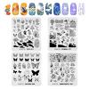 KADS 20Pcs Nail Stampig Plates with Stamper and Scraper Kit Nail Stamp Template Stencil Nail Art Design DIY Tool view 4