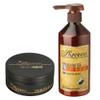 Savannah Hair Therapy Bundle: Leave-in-Cream 16.9 oz (500ml) + Spike Me Up Gel Wax 5.07 Oz (150ml) | For Men & Women view 1