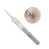1pc/3pcs Blackhead Acne Blemish Pimple Remove Tweezer Clip Comedone Acne Extractor for Nail Art/Face Skin Care Cleaner Tools (Color : 1pc Elbow) view 1