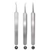 1pc/3pcs Blackhead Acne Blemish Pimple Remove Tweezer Clip Comedone Acne Extractor for Nail Art/Face Skin Care Cleaner Tools (Color : 1pc Elbow) view 2
