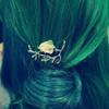Hair Comb, Antlers, Natural Irregular Citrine Mini Hair Comb, Raw Crystal, Natural Color, Branch Hair Accessories, Bridal Weddin view 1