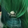 Hair Comb, Antlers, Natural Irregular Citrine Mini Hair Comb, Raw Crystal, Natural Color, Branch Hair Accessories, Bridal Weddin view 2