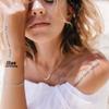 SpecialOnly Custom Temporary Tattoos With Text,Personalized Waterproof Fake Tattoo for Adults,for Women & Men,Parties Gift view 3