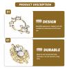 FOMIYES Pearl Jewelry 60pcs Nail Jewelry Rhinestones 3 Nail Charms Dangle Nail Gems Metal Nail Studs Decals Baroque Nail Art Decoration for Women DIY Nail Designs Supplies Heart Ornament view 3