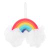 Healvian Loofah Sponge Portable Baby Sponge Rainbow Shaped Bath Scrubber Household Body Scrubber Body Scrubber Balls Shower Mesh for Kids Adults Exfoliating Bath Sponge view 1