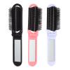 Folding Hair Brush Compact Pocket 6pcs with Mirror, Travel Comb view 1