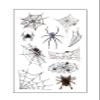Halloween Skin Temporary Tattoos Sticker,Spiders Cosplay Makeup Tattoos,Spider Cobweb Tattoos Stickers Costume Party view 1