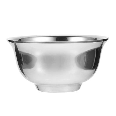 FOMIYES Stainless Steel Shaving Soap Bowl for Men Shaving Bowl Razor Barber Tool Random Style
