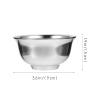 FOMIYES Stainless Steel Shaving Soap Bowl for Men Shaving Bowl Razor Barber Tool Random Style view 2