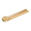 Qinlorgo Beard Comb, Professional Mustache Comb for Home Travel Gold view 1