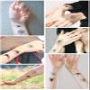 Halloween Skin Temporary Tattoos Sticker,Spiders Cosplay Makeup Tattoos,Spider Cobweb Tattoos Stickers Costume Party view 3