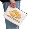 G2TUP Ball Python Snake Lover Gift Danger N Makeup Bag Snake Lady Cosmetic Bag Snake Mom Gift Snake Owner Gift Reptile Animal Lover Travel Bag (Danger N) view 2