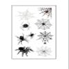 Halloween Skin Temporary Tattoos Sticker,Spiders Cosplay Makeup Tattoos,Spider Cobweb Tattoos Stickers Costume Party view 1
