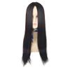 24Inch Silk Skin Base Toupee For Women 15x16cm European Virgin Human Hair Extension Clips In Hair Topper With 2 CM PU Around (20inch, 1B Natural Black) view 1